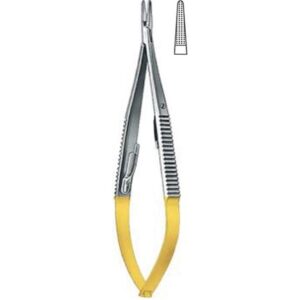 CASTROVIEJO Micro needle Holders, TC jaws
